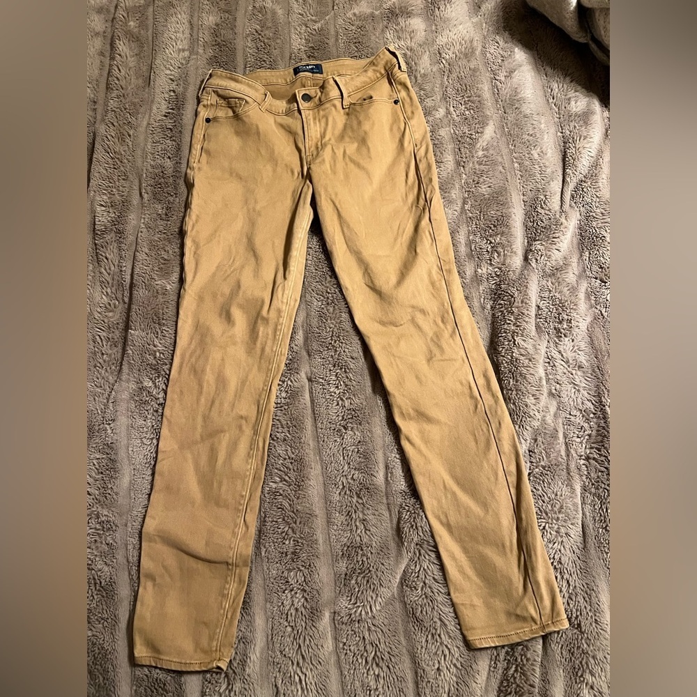 Old Navy Camel Rockstar Jeans